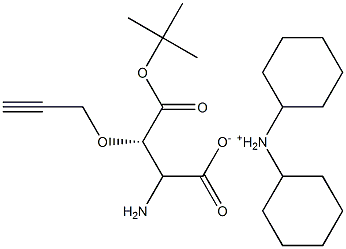 (S)-Boc-2-aMino-3-propargyloxy-propionic acid dicyclohexyl aMMoniuM salt Struktur