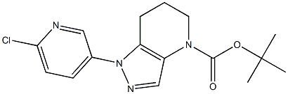 1-(6-Chloro-pyridin-3-yl)-1,5,6,7-tetrahydro-pyrazolo[4,3-b]pyridine-4-carboxylic acid tert-butyl ester