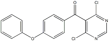 (4,6-dichloropyriMidin-5-yl)(4-phenoxyphenyl)Methanone Struktur