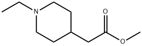 Methyl (1-ethylpiperidin-4-yl)acetate Struktur