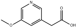 2-(5-methoxypyridin-3-yl)acetic acid Struktur