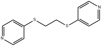 Pyridine,4,4'-[1,2-ethanediylbis(thio)]bis- Struktur