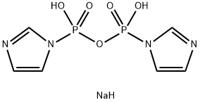 Disodium P1,P2-di(1-imidazolyl)pyrophosphate Struktur