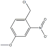 1-(chloromethyl)-4-methoxy-2-nitrobenzene Struktur