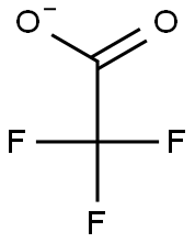 Trifluoroacetate  Struktur