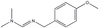 Methanimidamide,N'-[(4-methoxyphenyl)methyl]-N,N-dimethyl- Struktur