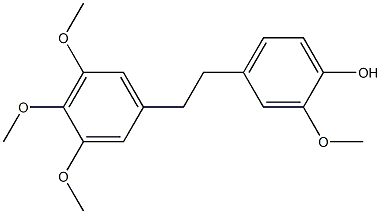 Phenol,2-methoxy-4-[2-(3,4,5-trimethoxyphenyl)ethyl]- Struktur