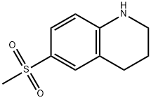 6-methanesulfonyl-1,2,3,4-tetrahydroquinoline Struktur