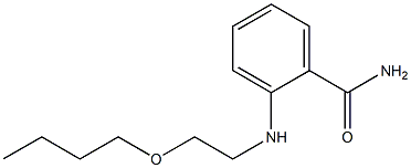 Benzamide,2-[(2-butoxyethyl)amino]- Struktur