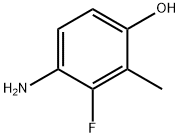 4-Amino-3-fluoro-2-methylphenol Struktur