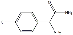 2-Amino-2-(4-chloro-phenyl)-acetamide Struktur