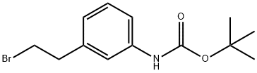 3-(Boc-amino)phenethylbromide Struktur