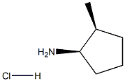 Cis-2-Methylcyclopentanamine Hydrochloride Struktur