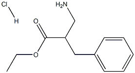 ethyl 3-amino-2-benzylpropanoate hydrochloride Struktur