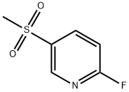 2-Fluoro-5-(methylsulfonyl)pyridine Struktur