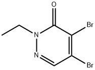 4,5-Dibromo-2-ethyl-2H-pyridazin-3-one Struktur