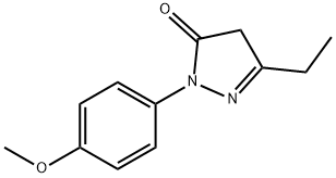 3-ethyl-1-(4-methoxyphenyl)-1H-pyrazol-5(4H)-one Struktur