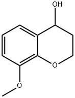 8-METHOXY-3,4-DIHYDRO-2H-1-BENZOPYRAN-4-OL Struktur