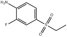 4-(ethanesulfonyl)-2-fluoroaniline Struktur