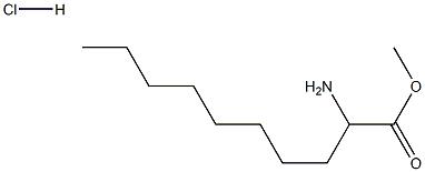 RS-2-amino-Decanoic acid methyl ester hydrochloride Struktur