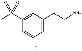 2-[3-(Methylsulfonyl)phenyl]ethylamine Hydrochloride Struktur