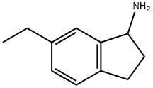 6-ETHYL-2,3-DIHYDRO-1H-INDEN-1-AMINE Struktur