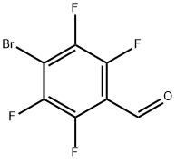 4-bromo-2,3,5,6-tetrafluorobenzaldehyde Struktur