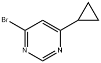 4-bromo-6-cyclopropylpyrimidine Struktur