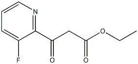 Ethyl 3-(3-fluoropyridin-2-yl)-3-oxopropanoate Struktur