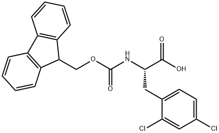 Fmoc-2,4-Dichloro-DL-Phenylalanine Struktur