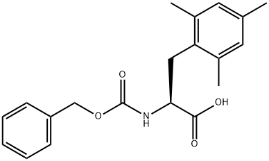 N-Cbz-L-2,4,6-trimethylPhenylalanine Struktur