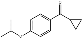 CYCLOPROPYL(4-ISOPROPOXYPHENYL)METHANONE Struktur