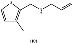 [(3-methylthiophen-2-yl)methyl](prop-2-en-1-yl)amine hydrochloride Struktur