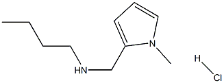 butyl[(1-methyl-1H-pyrrol-2-yl)methyl]amine hydrochloride Struktur