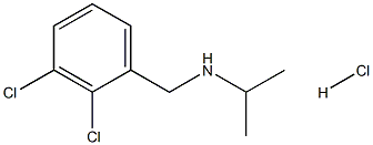 [(2,3-dichlorophenyl)methyl](propan-2-yl)amine hydrochloride Struktur