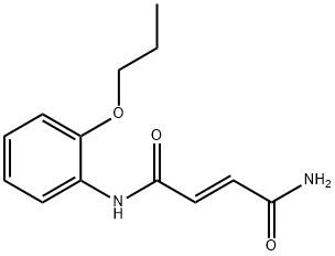 N1-(2-propoxyphenyl)fumaramide Struktur