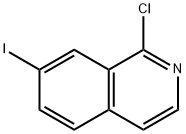 1-CHLORO-7-IODOISOQUINOLINE Struktur