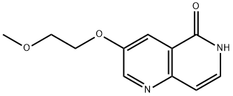 3-(2-methoxyethoxy)-1,6-naphthyridin-5(6H)-one Struktur