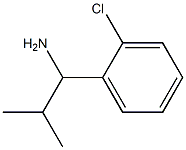 1-(2-CHLOROPHENYL)-2-METHYLPROPAN-1-AMINE Struktur