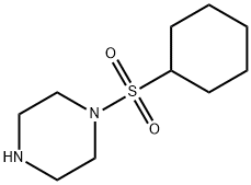 1-Cyclohexanesulfonyl-piperazine Struktur