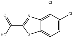 4,5-dichloro-1,3-benzothiazole-2-carboxylic acid Struktur