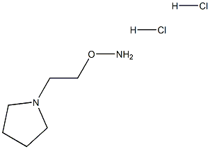 O-(2-(pyrrolidin-1-yl)ethyl)hydroxylamine dihydrochloride Struktur