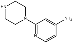 2-(piperazin-1-yl)pyridin-4-amine Struktur