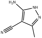 3-amino-5-methyl-1H-pyrazole-4-carbonitrile Struktur