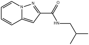 N-isobutylpyrazolo[1,5-a]pyridine-2-carboxamide Struktur