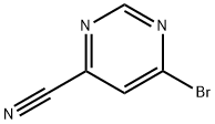 6-bromopyrimidine-4-carbonitrile Struktur