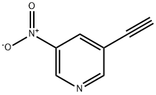 3-ethynyl-5-nitropyridine Struktur