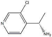 (1S)-1-(3-CHLORO(4-PYRIDYL))ETHYLAMINE Struktur