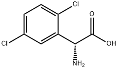 (2R)-2-AMINO-2-(2,5-DICHLOROPHENYL)ACETIC ACID Struktur