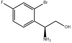 (2S)-2-AMINO-2-(2-BROMO-4-FLUOROPHENYL)ETHAN-1-OL Struktur